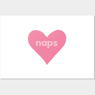 Naps Heart Posters and Art